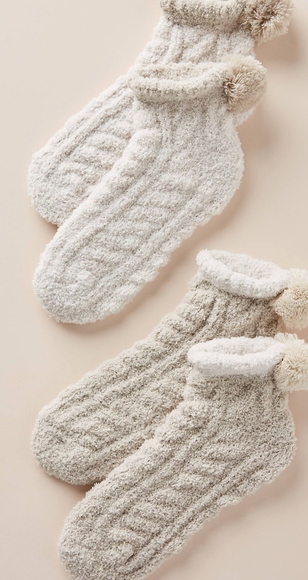 Anthropologie Accessories - Anthropologie x Lemon Pommed Cableknit Socks